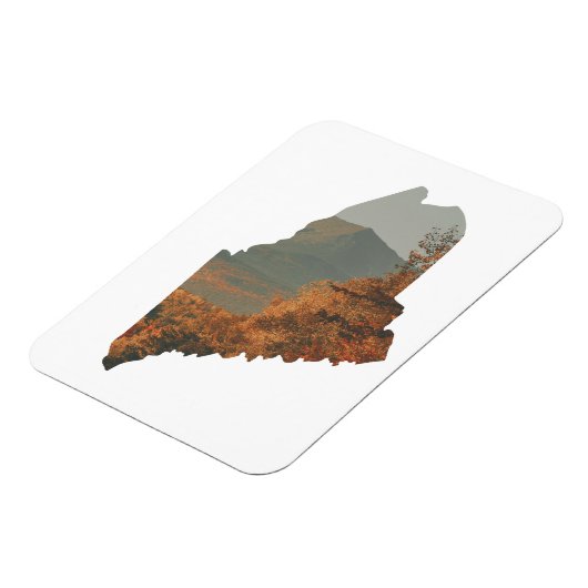 Fall Foliage auf Katahdin im Maine Magnet (Linke Seite)