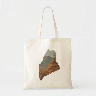 Fall Foliage auf Katahdin in Maine-Tasche Tragetasche