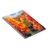 Fall Foliage | Autumn Leaves Watercolor Nature Notizblock (Rechte Seite)