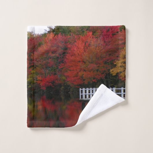 Fall Foliage Badhandtuch Set (Waschlappen)