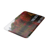 Fall Foliage Bath Mat Badematte (Schrägansicht)