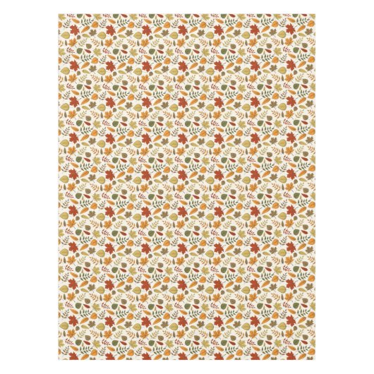 Fall Foliage Blätter Erntedank Party Tablette Tischdecke (Vorderseite)