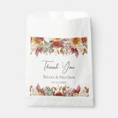 Fall Foliage Blume Hochzeit Geschenktütchen (Vorderseite)