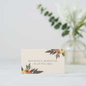 Fall Foliage Business Cards Visitenkarte (Stehend Vorderseite)