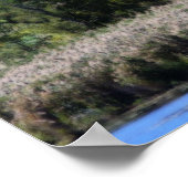 Fall Foliage, die einen Marsch Orton-Effekt grenzt Poster (Ecke)