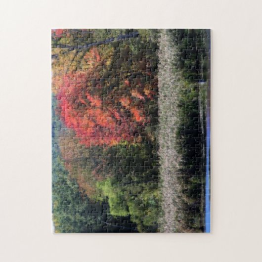 Fall Foliage, die einen Marsch Orton-Effekt grenzt Puzzle (Vertikal)