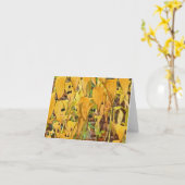 "FALL FOLIAGE" (DIGITALES MANIP. FOTO) KARTE (Gelbe Blume)