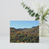 Fall Foliage entlang des Blue Ridge Parkway, NC Postkarte (Stehend Vorderseite)