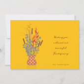 Fall-Foliage-Erntedank Einladung (Vorderseite)