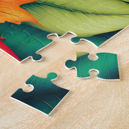 Fall Foliage farbige Blätter Puzzle (Seite)