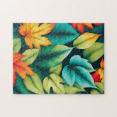Fall Foliage farbige Blätter Puzzle (Horizontal)