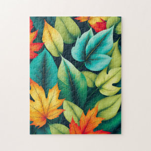 Fall Foliage farbige Blätter Puzzle
