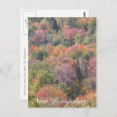 Fall Foliage, Franconia Notch Staat Park, NH Postkarte (Vorne/Hinten)