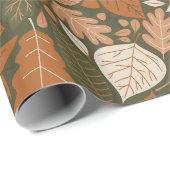 Fall Foliage Geschenkpapier (Rolleneckpunkt)