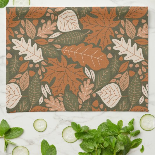 Fall Foliage Geschirrtuch (Gefaltet)
