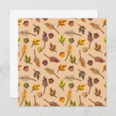 Fall Foliage Grußkarte Mitteilungskarte (Vorne/Hinten)