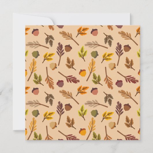 Fall Foliage Grußkarte Mitteilungskarte (Vorderseite)