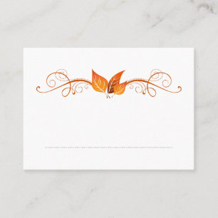 Fall Foliage Hochzeit Platzkarte 3