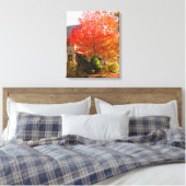 Fall Foliage in Oak Bluffs - Martha's Vineyard Leinwanddruck (Insitu (Schlafzimmer))