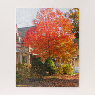 Fall Foliage in Oak Bluffs - Martha's Vineyard Puzzle