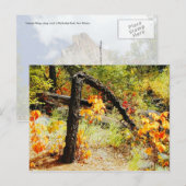Fall Foliage, Jemez Weg, NM Postkarte (Vorne/Hinten)