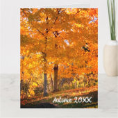 Fall Foliage Karte (Vorderseite)