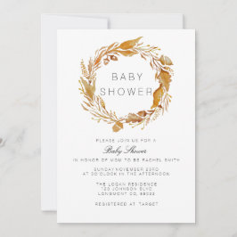 Fall Foliage | Kinderdusche Einladung