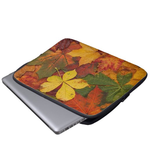Fall Foliage Laptopschutzhülle (Vorne Knopf)