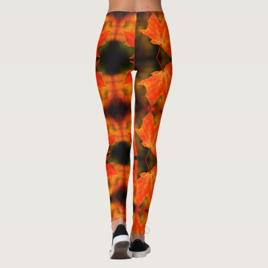 Fall Foliage Leaf Leggings (Rückseite)