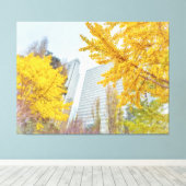 Fall Foliage Leinwanddruck (Insitu (Holzboden))