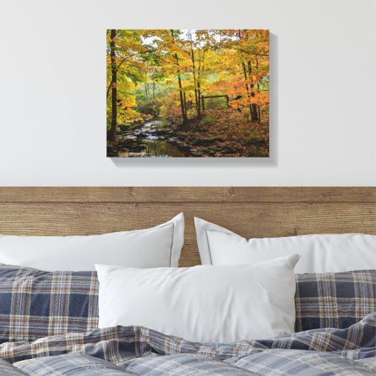 Fall Foliage Leinwanddruck (Insitu (Schlafzimmer))