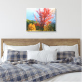 Fall Foliage Nature Painting Leinwanddruck (Insitu (Schlafzimmer))