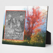 Fall Foliage Natureainting Fügen Sie Ihr eigenes F Fotoplatte (Seite)