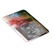 Fall Foliage Natureainting Fügen Sie Ihr Foto hinz Magnet (Rechte Seite)