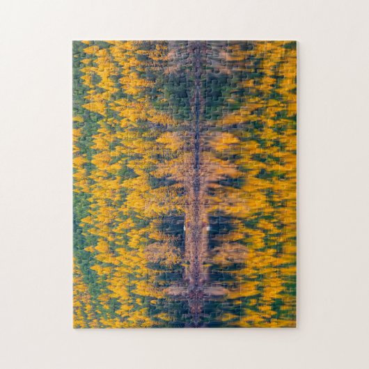 Fall Foliage on the Lake Puzzle (Vertikal)