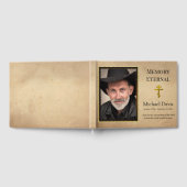 Fall Foliage Orthodox Christliche Beerdigung Gästebuch (Voll)