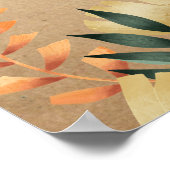 Fall Foliage Orthodox Christliche Beerdigung Poster (Ecke)