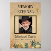 Fall Foliage Orthodox Christliche Beerdigung Poster (Vorne)