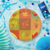 Fall Foliage Pappteller (Party)