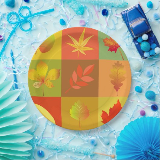 Fall Foliage Pappteller (Party)