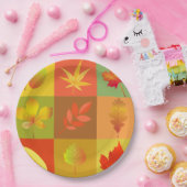 Fall Foliage Pappteller (Party)