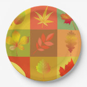 Fall Foliage Pappteller (Vorderseite)