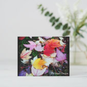 Fall Foliage Postkarte (Stehend Vorderseite)