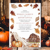 Fall Foliage Stall Hochzeit Einladung