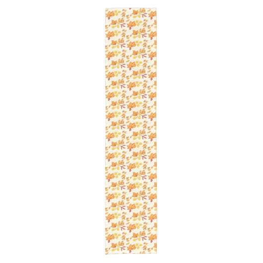 Fall Foliage Table Runner Kurzer Tischläufer (Vorderseite)
