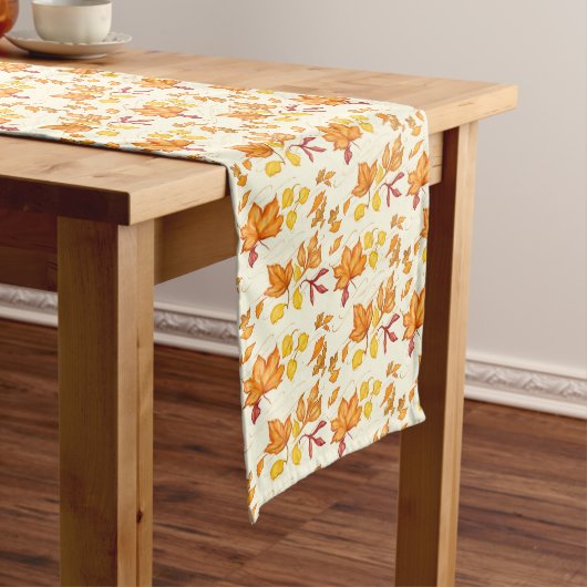 Fall Foliage Table Runner Kurzer Tischläufer (Beispiel)