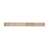 Fall Foliage Thankful Envelope Wrap Address Labels (Person)