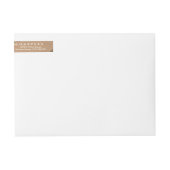 Fall Foliage Thankful Envelope Wrap Address Labels (Vorderseite)
