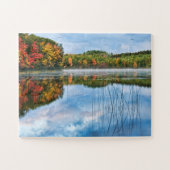Fall Foliage Thornton Lake U P Michigan Foto Puzzle (Horizontal)