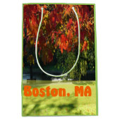 Fall Foliage von Boston Mittlere Geschenktüte (Vorderseite)
